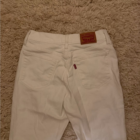 Levi's Women's Straight Leg Jeans - White - Picture 4 of 4